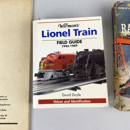 Lionel Trains O gauge Guide , lettering diagram, Catalog, Design Manual books