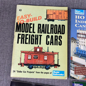 From Model Railroader Magazine How to build Variety of Books lot of 4