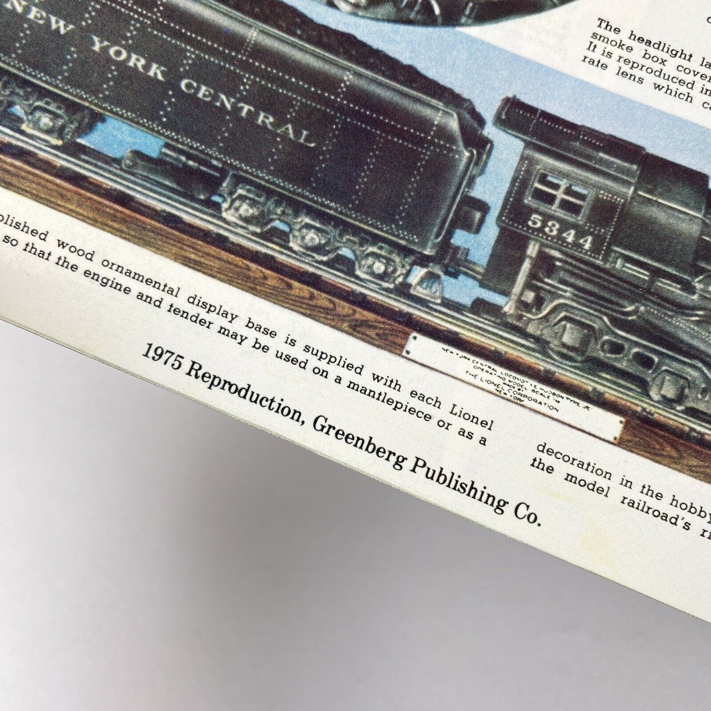 Lionel Prewar 1937 Catalog , 1975 Reproduction