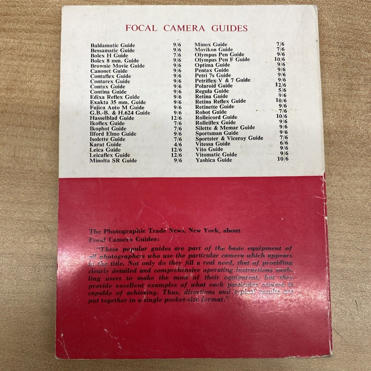 Rollei Retina Reflex Guide 72 pages