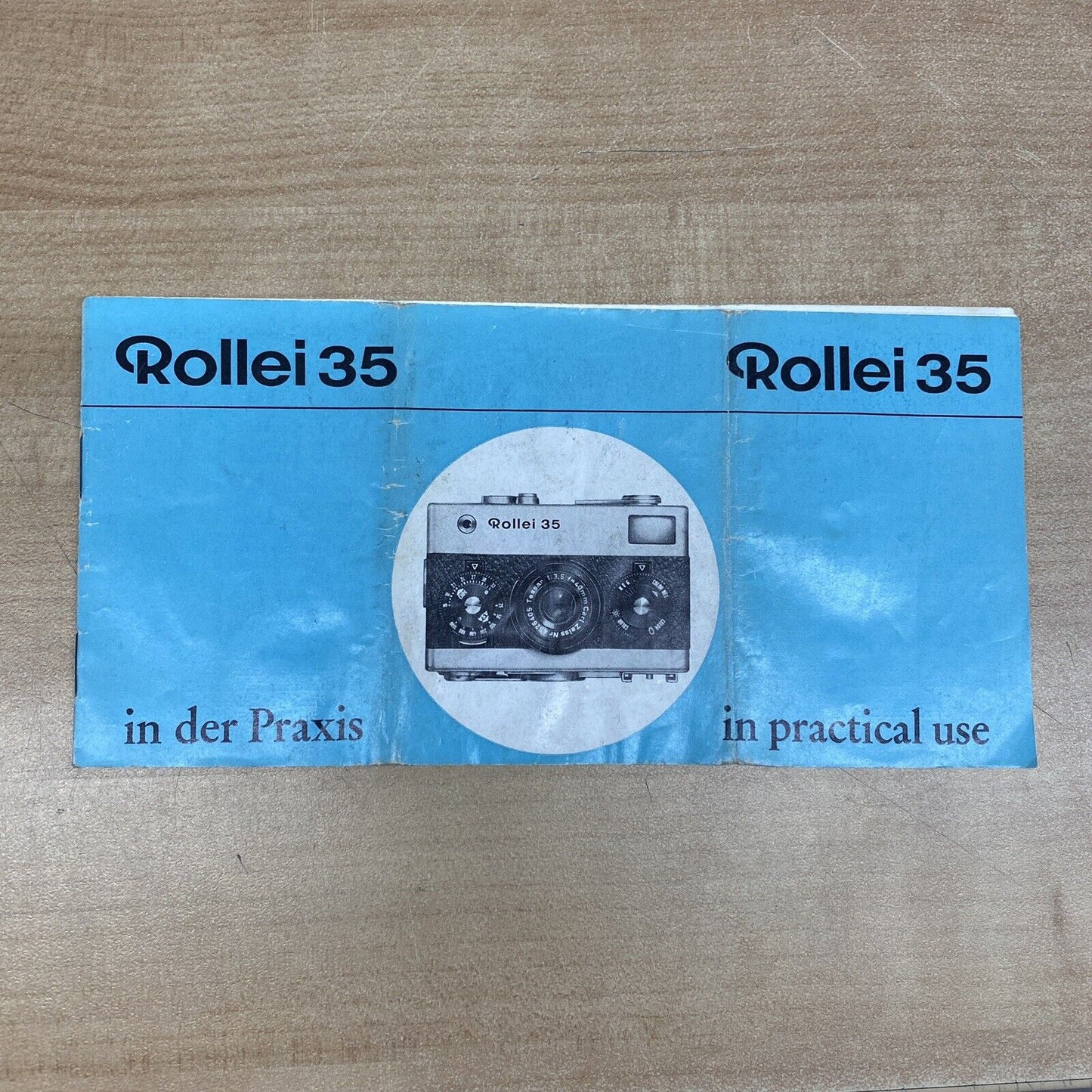 Rollei 35 Original Instruction Manual Vintage