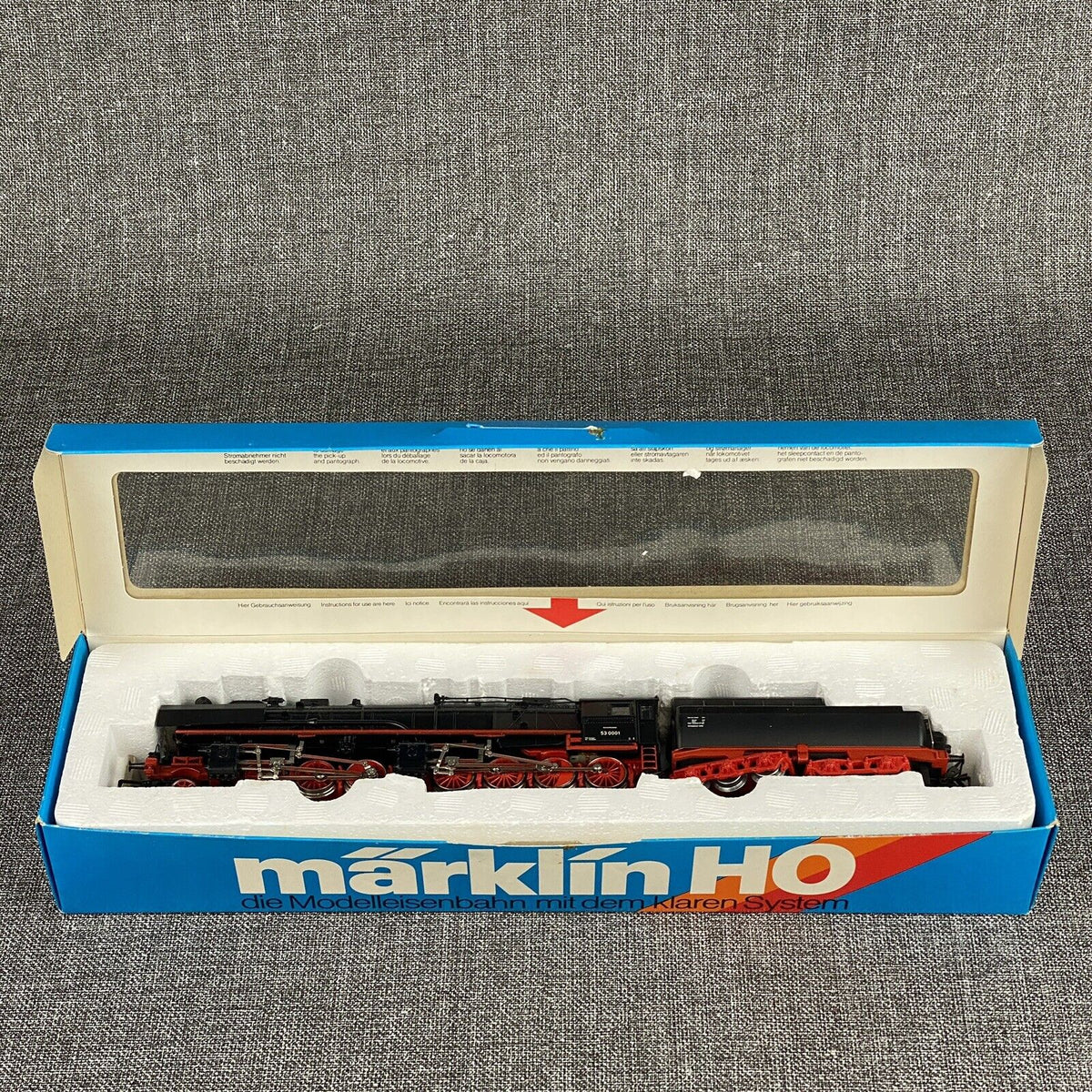 Marklin AC #3102 HO Scale BR53 Mallet Steam Locomotive of DB German Federal Ry