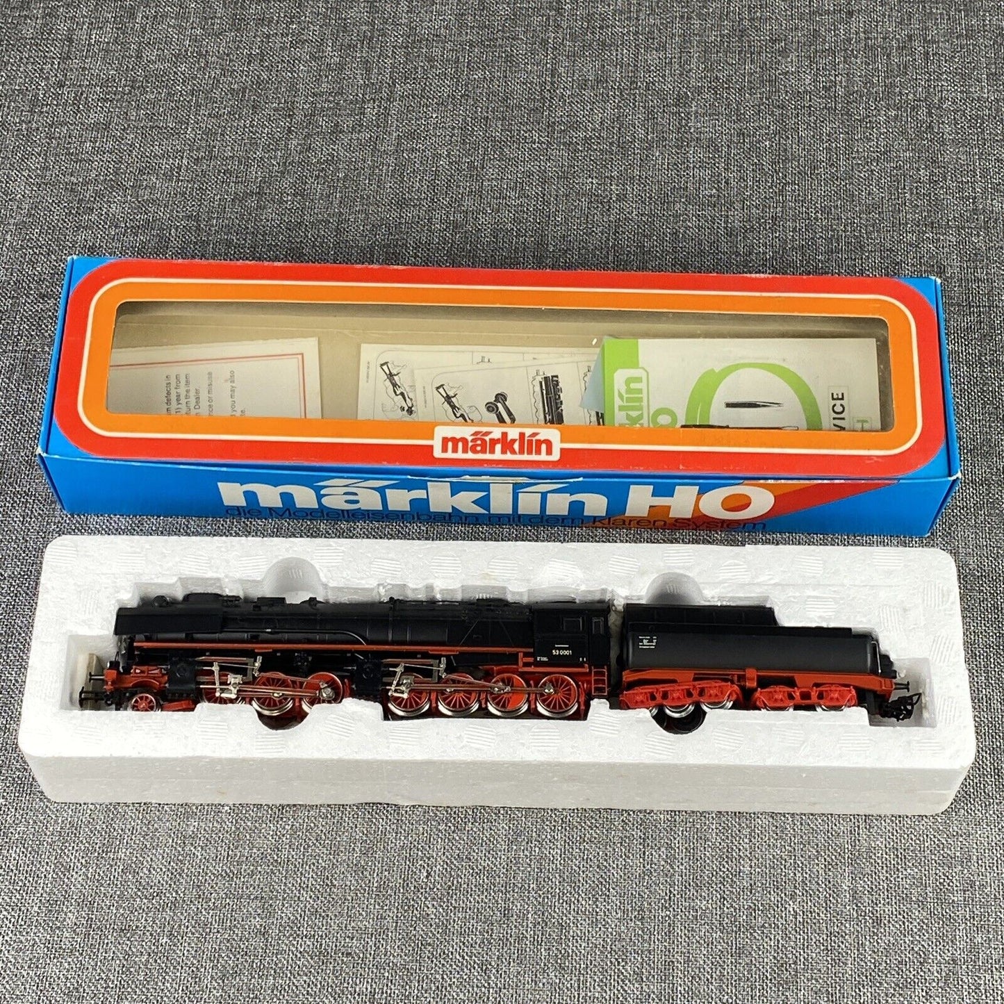 Marklin AC #3102 HO Scale BR53 Mallet Steam Locomotive of DB German Federal Ry