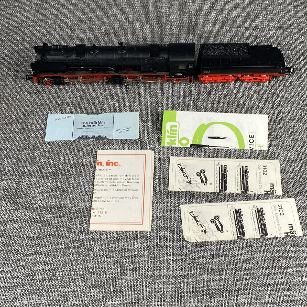 Marklin AC #3102 HO Scale BR53 Mallet Steam Locomotive of DB German Federal Ry