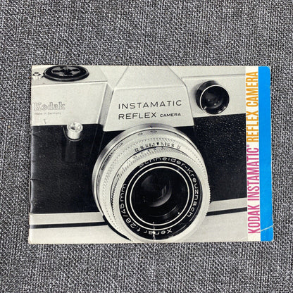 Kodak Instamatic Reflex 35 film camera original Instruction Manual Vintage