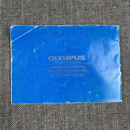 Olympus OM-10 Original Instruction Manual for 35mm film camera, 50 pages