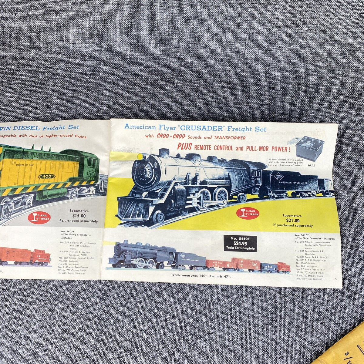 American Flyer Catalog and Instruction Manual 1949