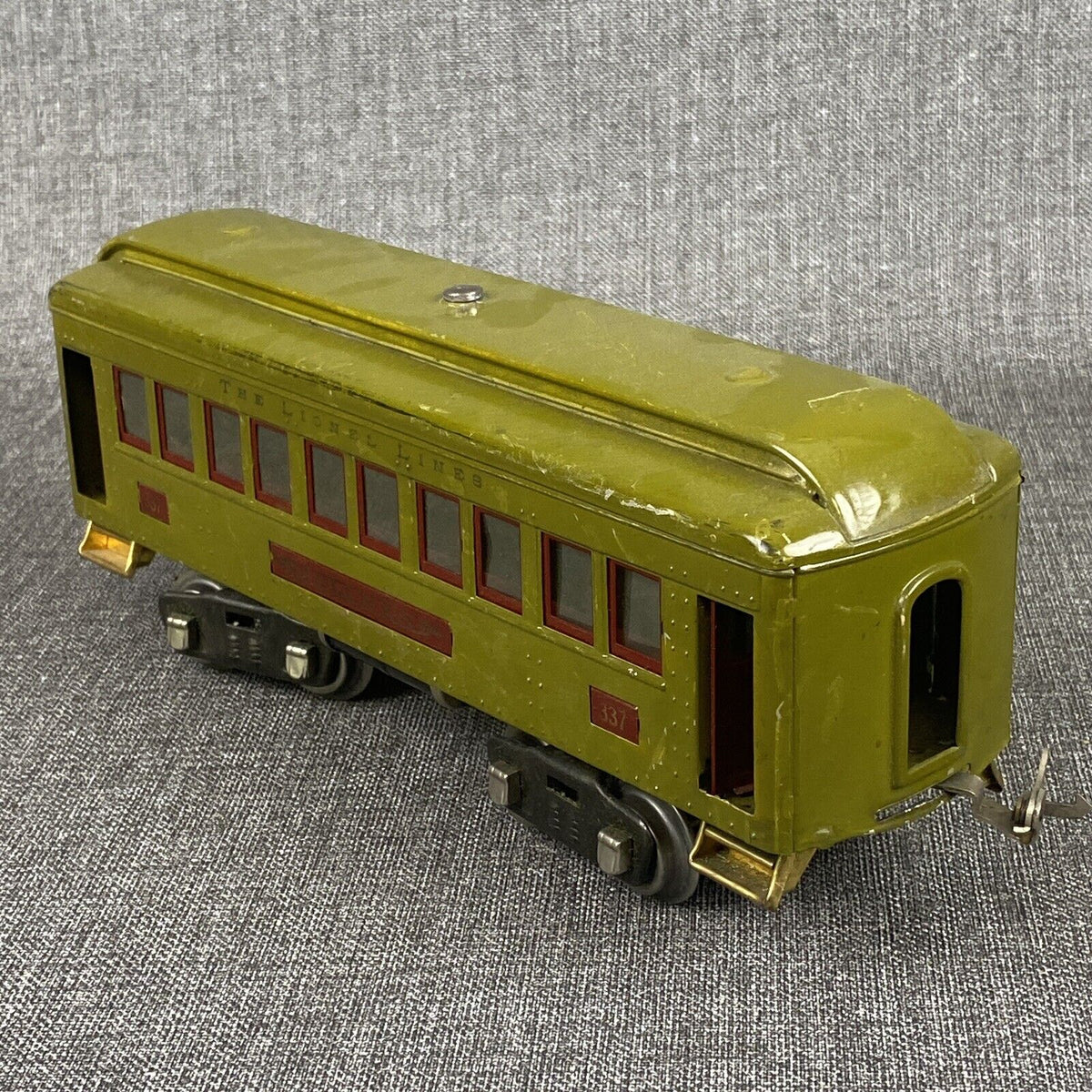 Lionel Standard Gauge Prewar No.347 Train Set 8E with 337, 338 Cars