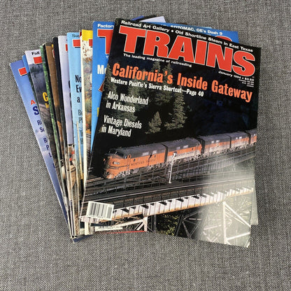 Trains Magazine 12 Issues 1994