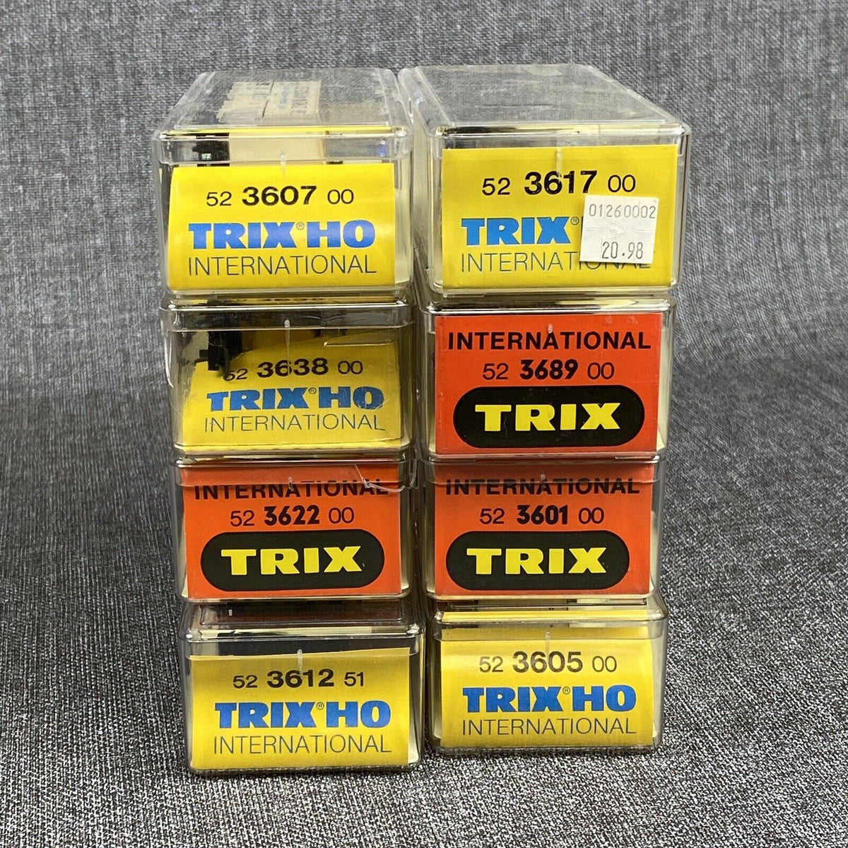 Trix HO scale 8 Freight Cars of Royal Bavarian State Railways made in Germany