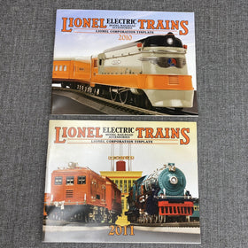 Lionel Electric Trains Tinplate Catalogs 2010 and 2011 Excellent