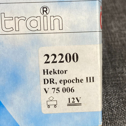 CStrain H0-scale #22200 DC Diesel Locomotive V75 Hektor German DR railways