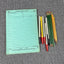 Southern Railway System SOU RR Train Order Form #19 w/ Pencils and Pens, 1970's