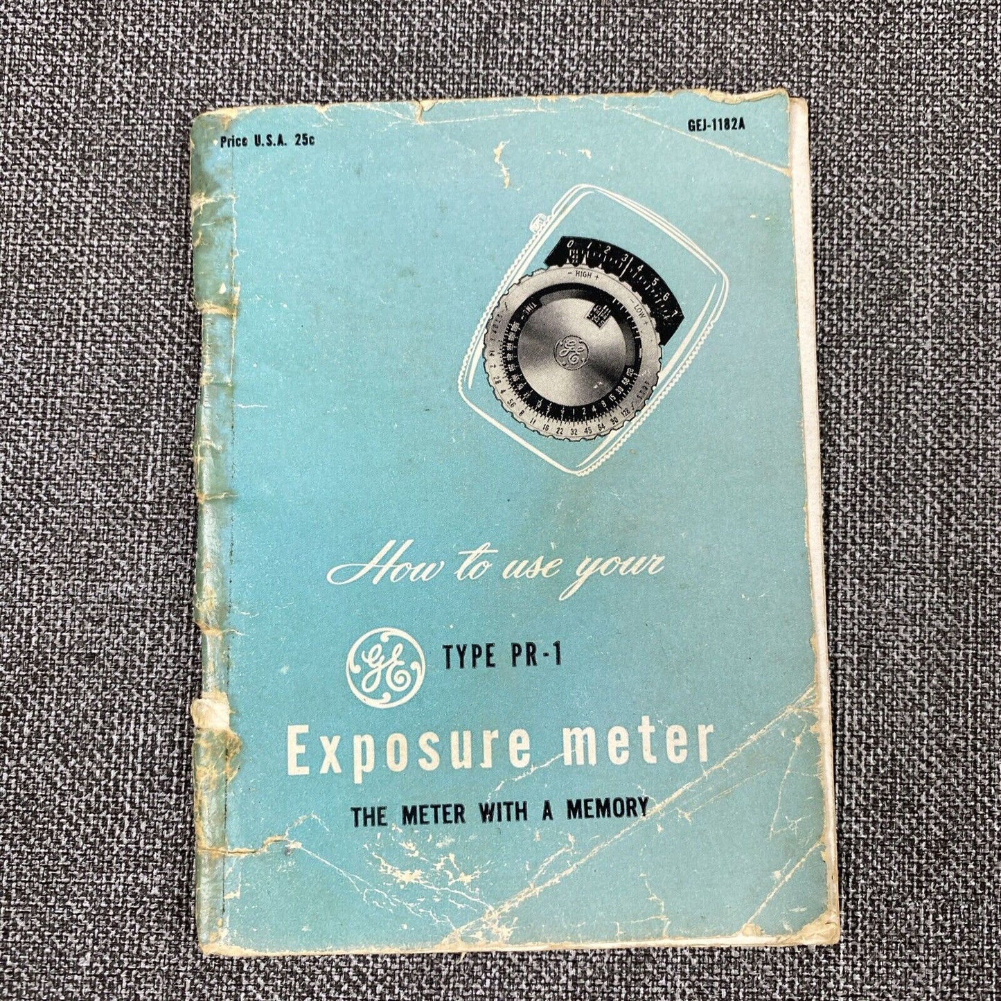 General Electric GE Light Exposure Meter Pr-1  Manual Only, 47 pages