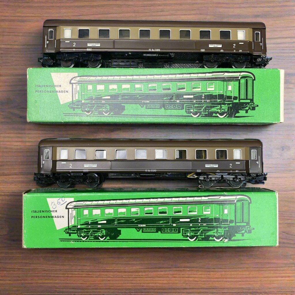 AC Märklin HO scale Lot of #4036 Passenger Cars of FS , Italian Railways