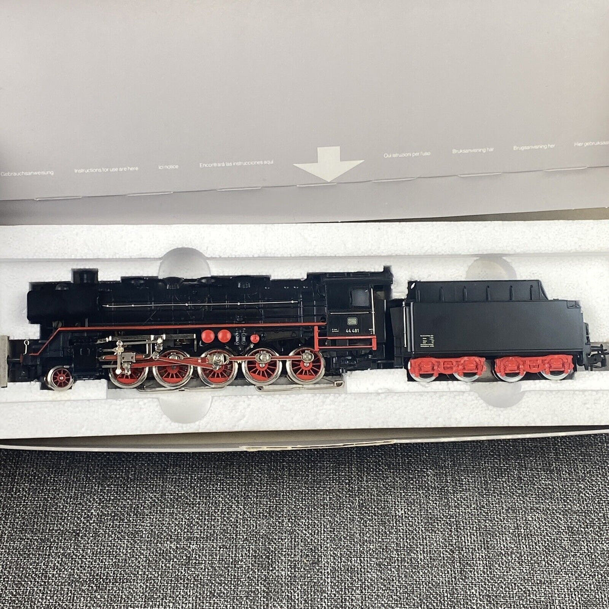 AC Märklin Analog HO #3108 Steam Locomotive BR 44 , Commemorative 125 Years