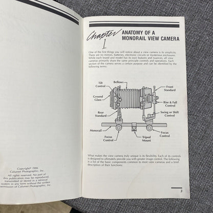 Calumet 4X5 Large Format monorail View Camera  with CALTAR II-E 210mm f/6.8 Lens