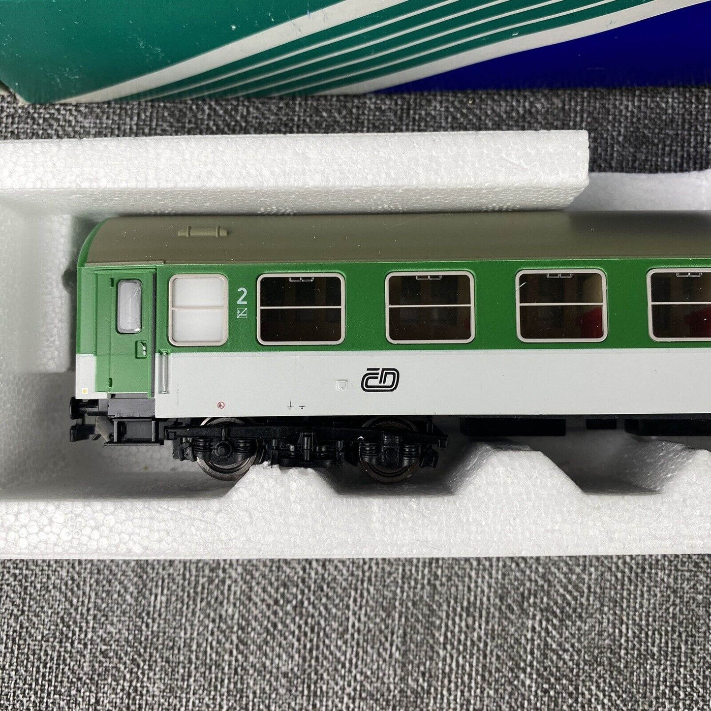 Sachsenmodelle HO scale #74597 Passenger Car Type Y of Czech Railways CD