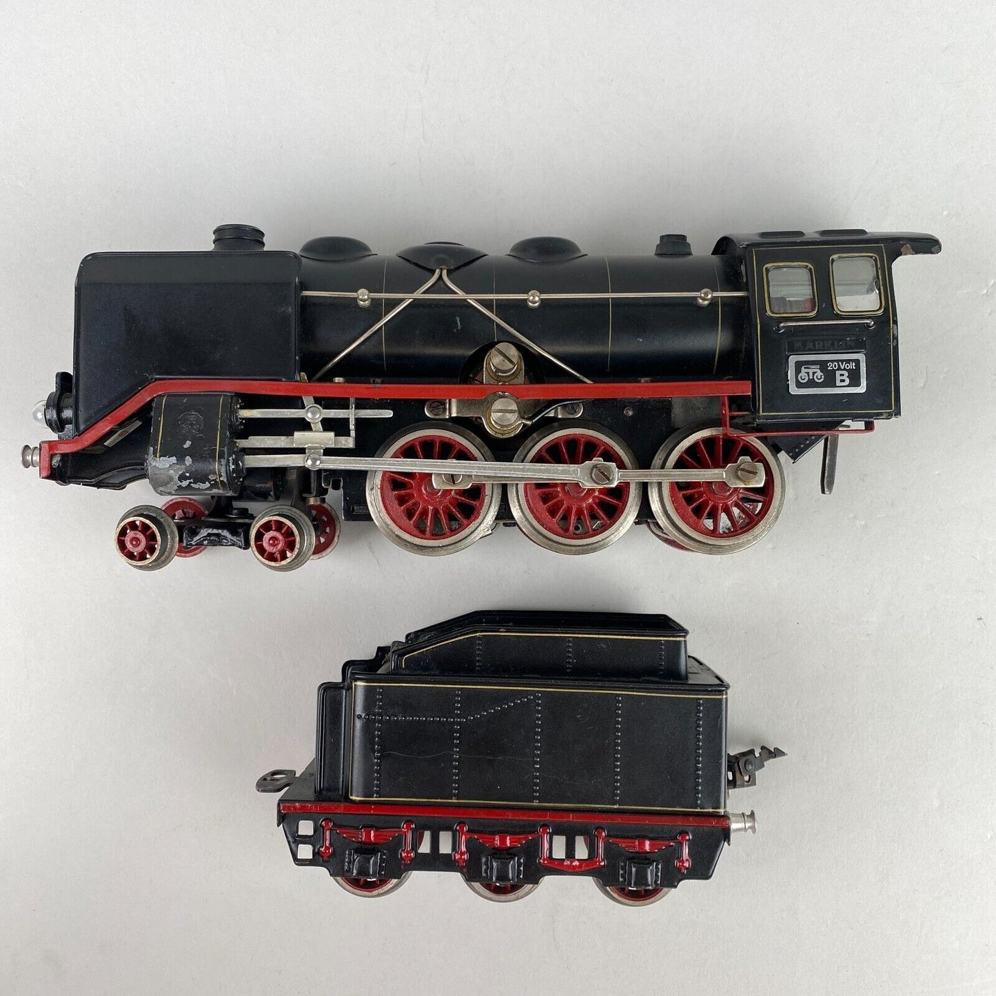 Vintage Marklin O Gauge GR 70 Steam Locomotive Tinplate , Working VIDEO