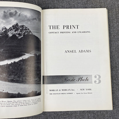 The Negative , The Print , Natural-Light Photography Basic Book by A. Adams