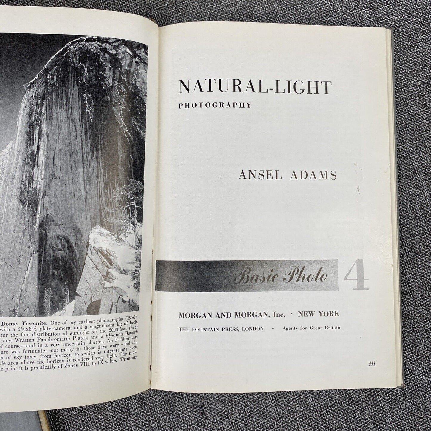 The Negative , The Print , Natural-Light Photography Basic Book by A. Adams