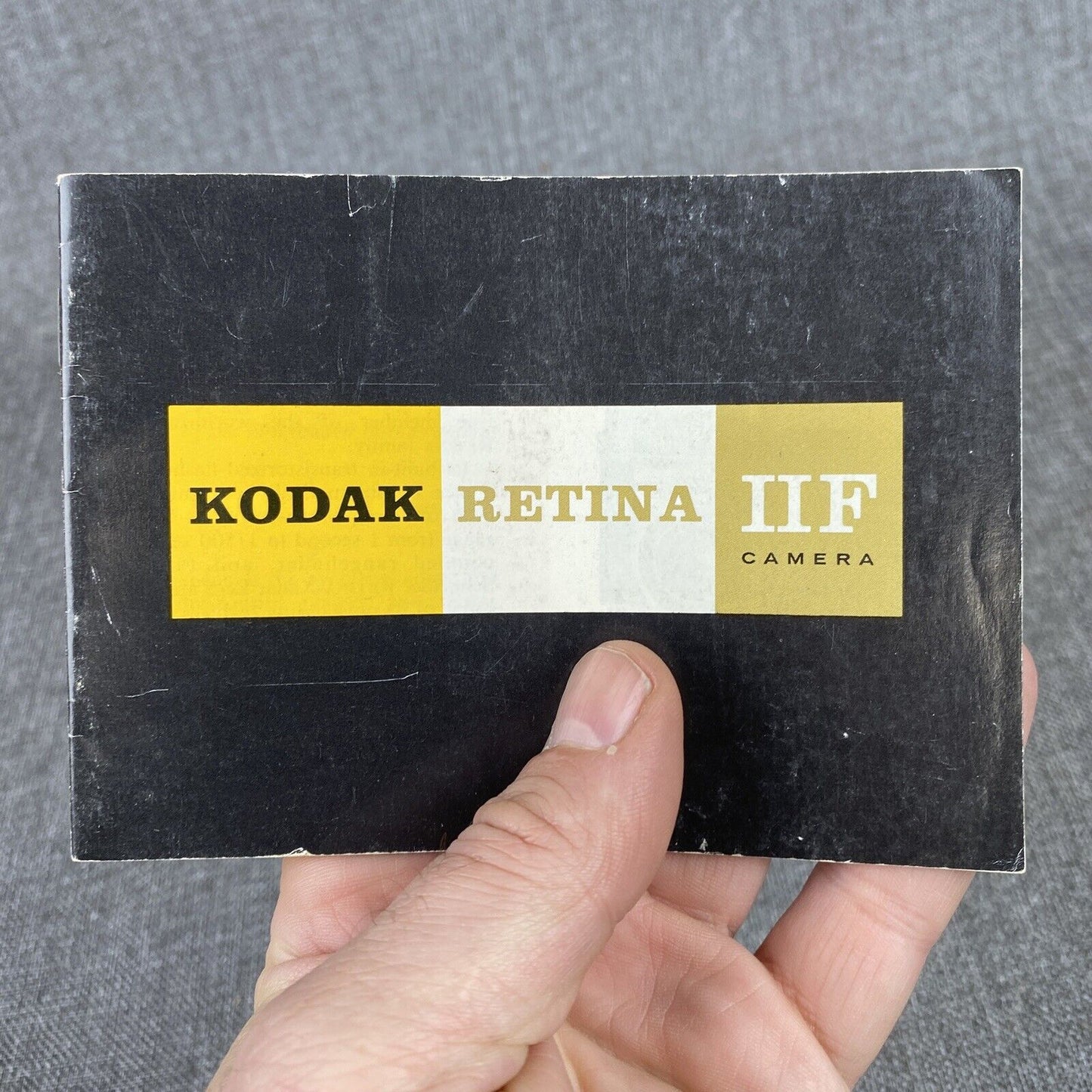 Kodak Retina IIF original film camera instruction manual, 23 pages