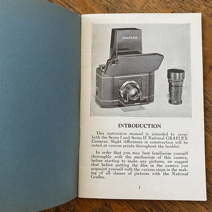 Graflex Series II Film Camera Guide , 30 pages