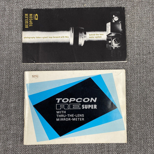 Topcon RE Super Film Camera Manual , 97 pages