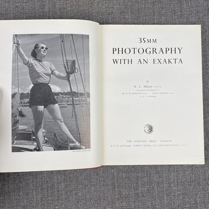 Exakta Manual by W. Wurst , 35mm Photography with an Exakta K.L. Allinson 1960