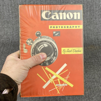 Vintage Canon Photography by J. Deschin , 1st Edition , 1957 , Autographed Copy