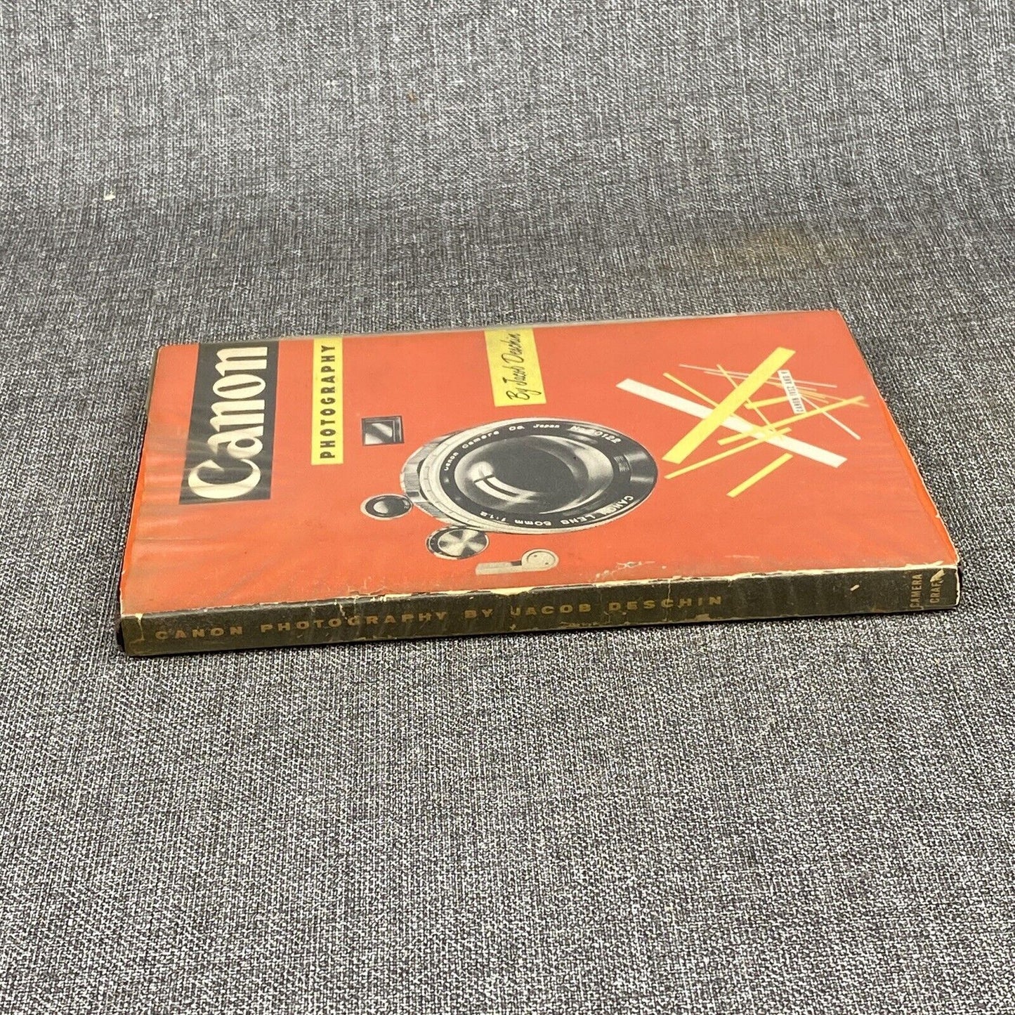 Vintage Canon Photography by J. Deschin , 1st Edition , 1957 , Autographed Copy