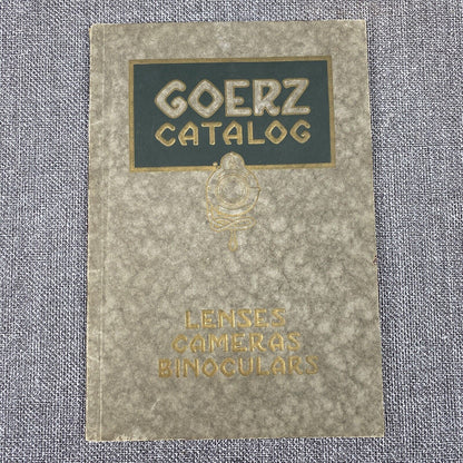 Vintage Goerz Catalog 1913 Photography Lenses , Cameras , Binoculars , 67 pages