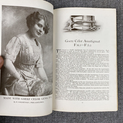 Vintage Goerz Catalog 1913 Photography Lenses , Cameras , Binoculars , 67 pages