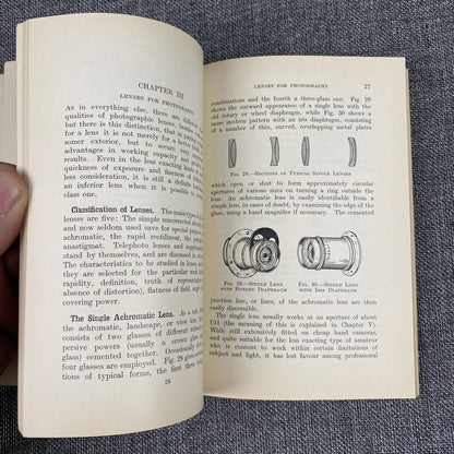 Vintage Camera Lenses with Illustrations and Diagrams by A. Lockett 1931