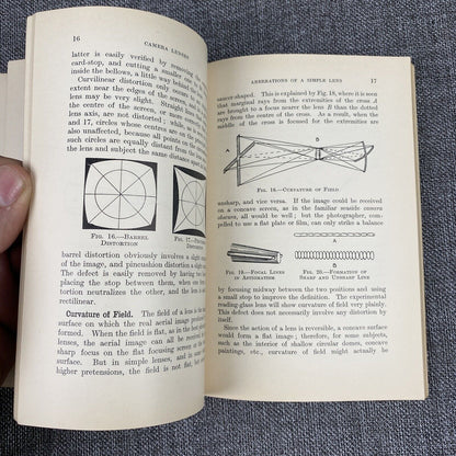 Vintage Camera Lenses with Illustrations and Diagrams by A. Lockett 1931