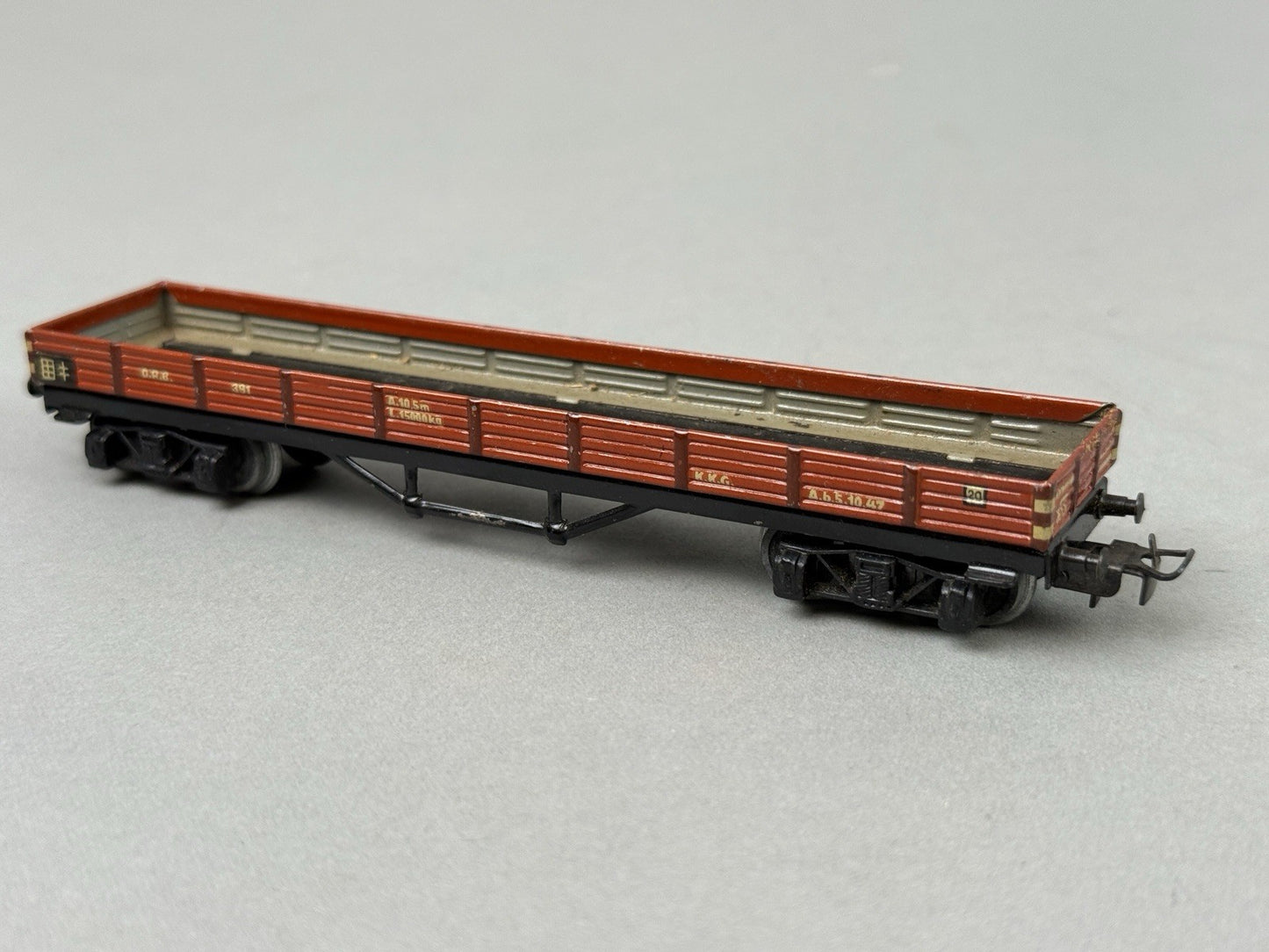 Marklin HO scale #391 Vintage Low side gondola Car  1950's