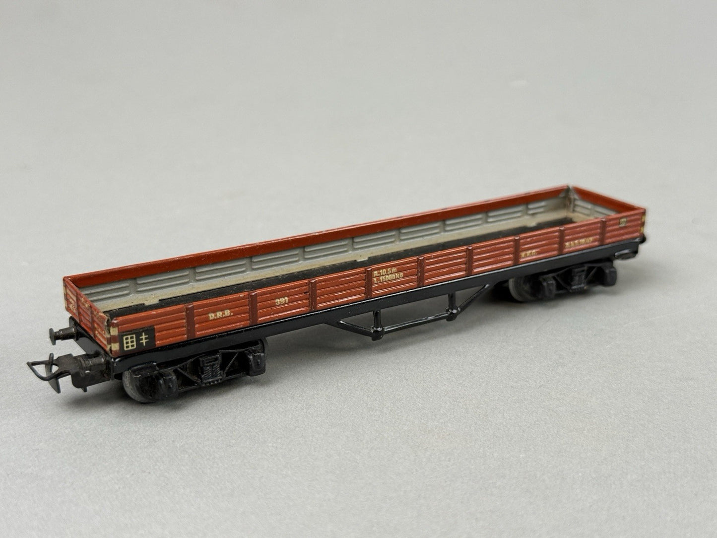 Marklin HO scale #391 Vintage Low side gondola Car  1950's