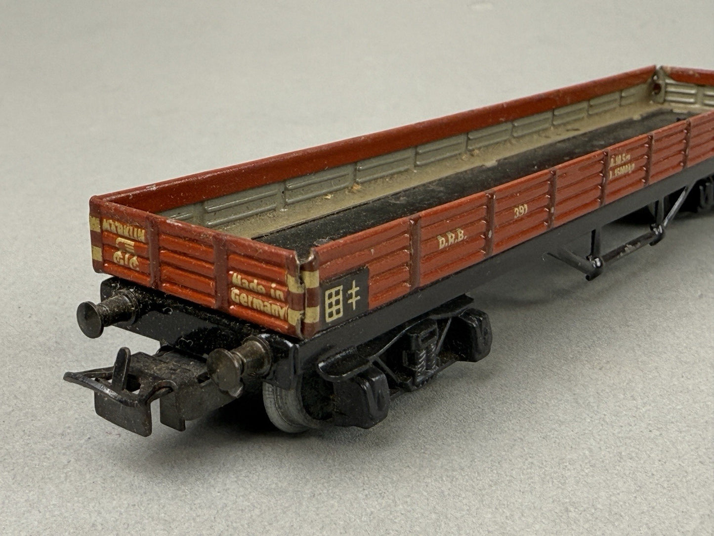 Marklin HO scale #391 Vintage Low side gondola Car  1950's