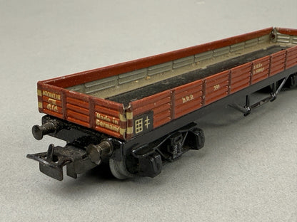 Marklin HO scale #391 Vintage Low side gondola Car  1950's
