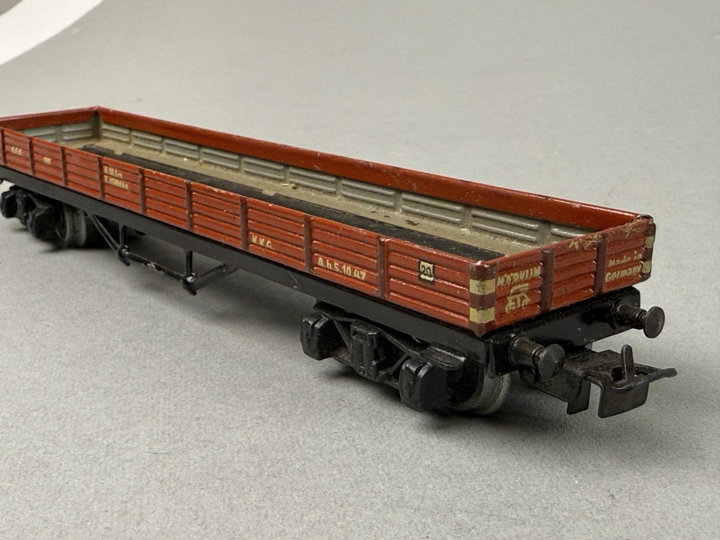 Marklin HO scale #391 Vintage Low side gondola Car  1950's