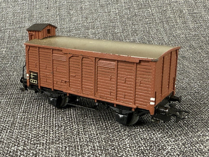 Marklin HO scale #312 Box Car with Brakeman's Cab , Die-cast 1950's