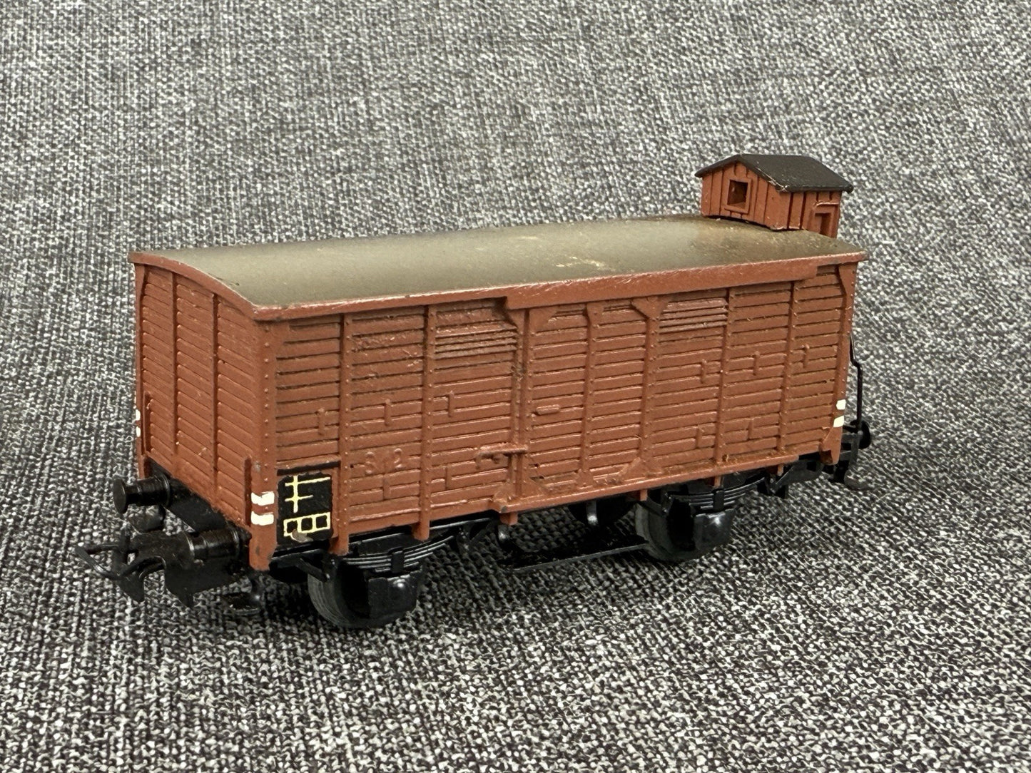 Marklin HO scale #312 Box Car with Brakeman's Cab , Die-cast 1950's