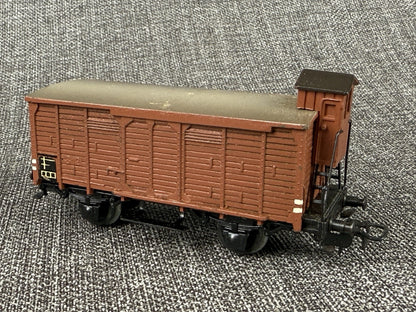 Marklin HO scale #312 Box Car with Brakeman's Cab , Die-cast 1950's