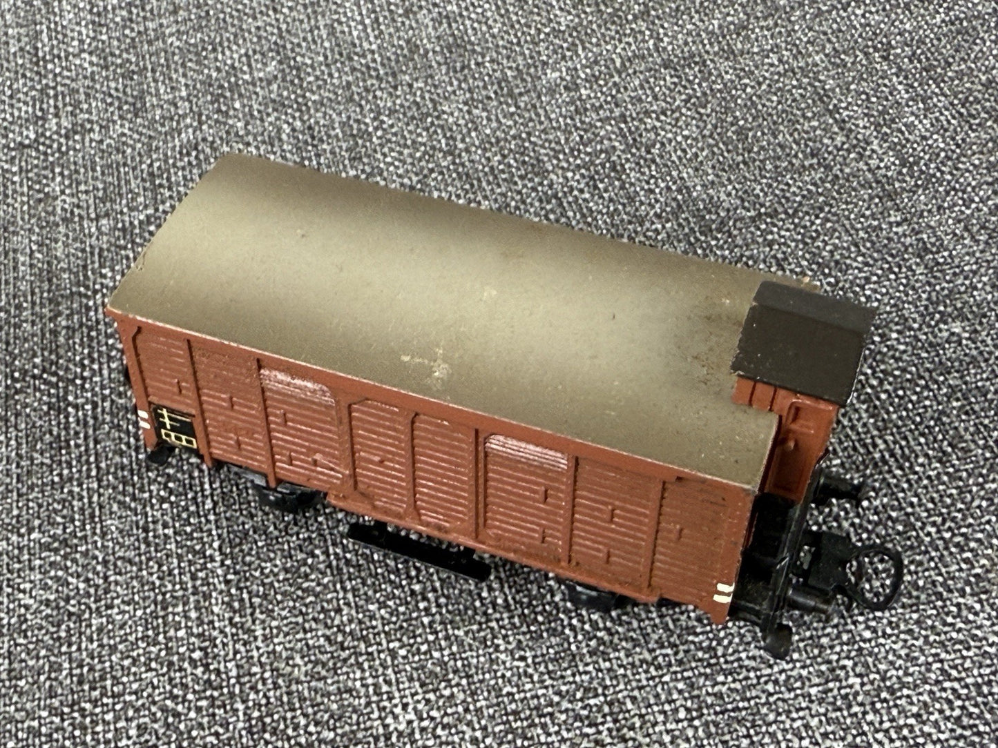 Marklin HO scale #312 Box Car with Brakeman's Cab , Die-cast 1950's