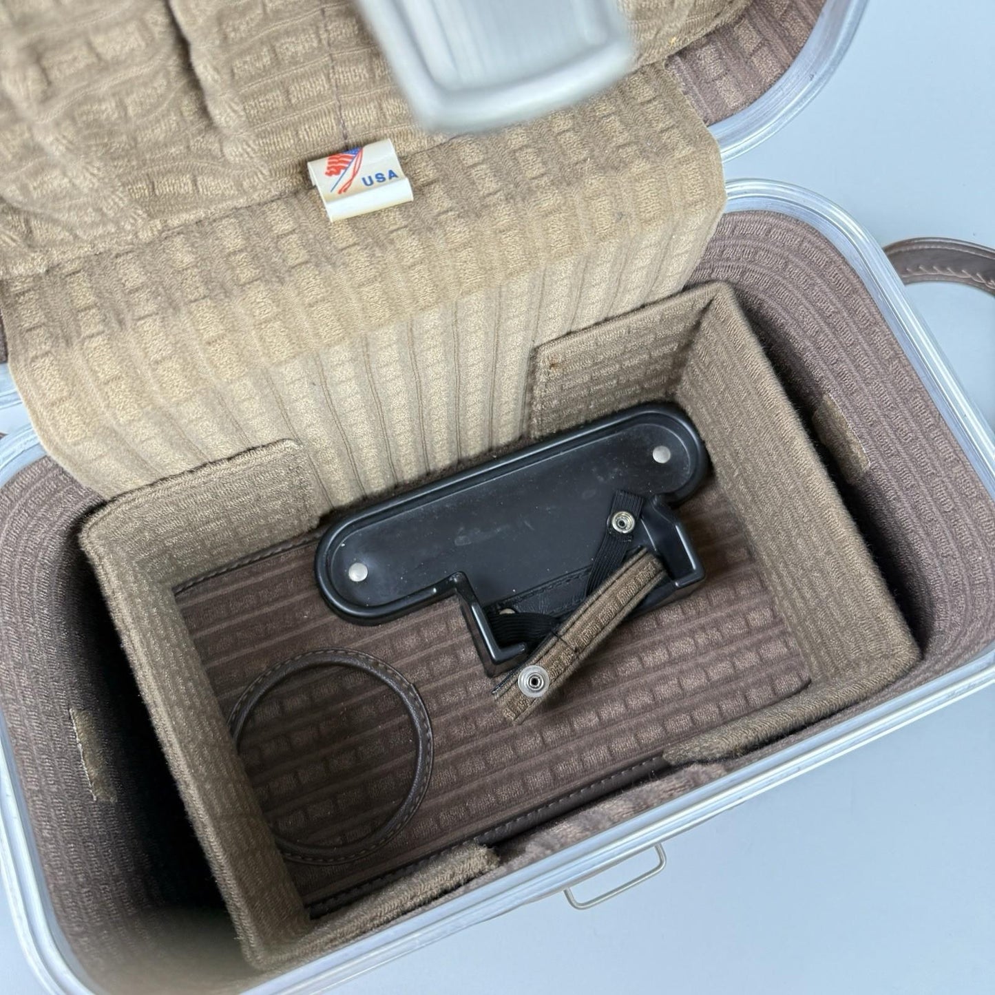 Vintage Marsand (Made In USA) Brown Leather Camera Bag w/ Straps & Compartments