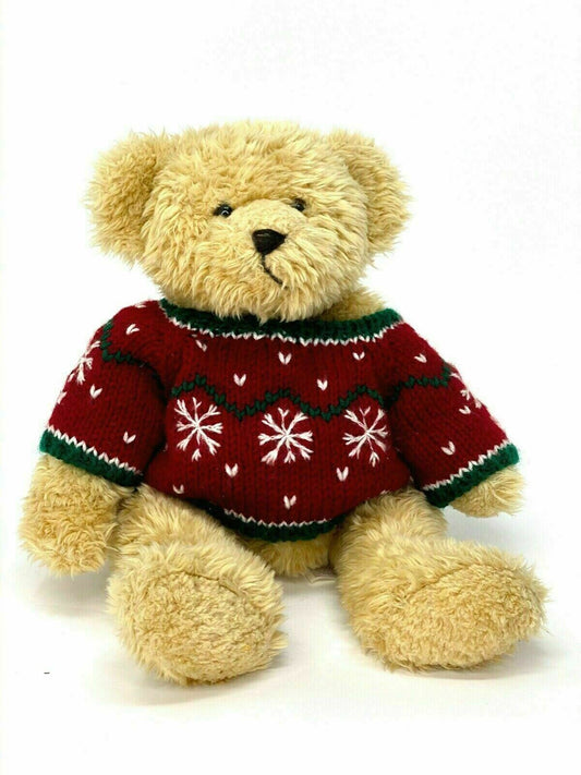 Vintage Rare 14" YANG JEE Bear (Teddy) ANIMAL Plush Stuffed with knit Sweater