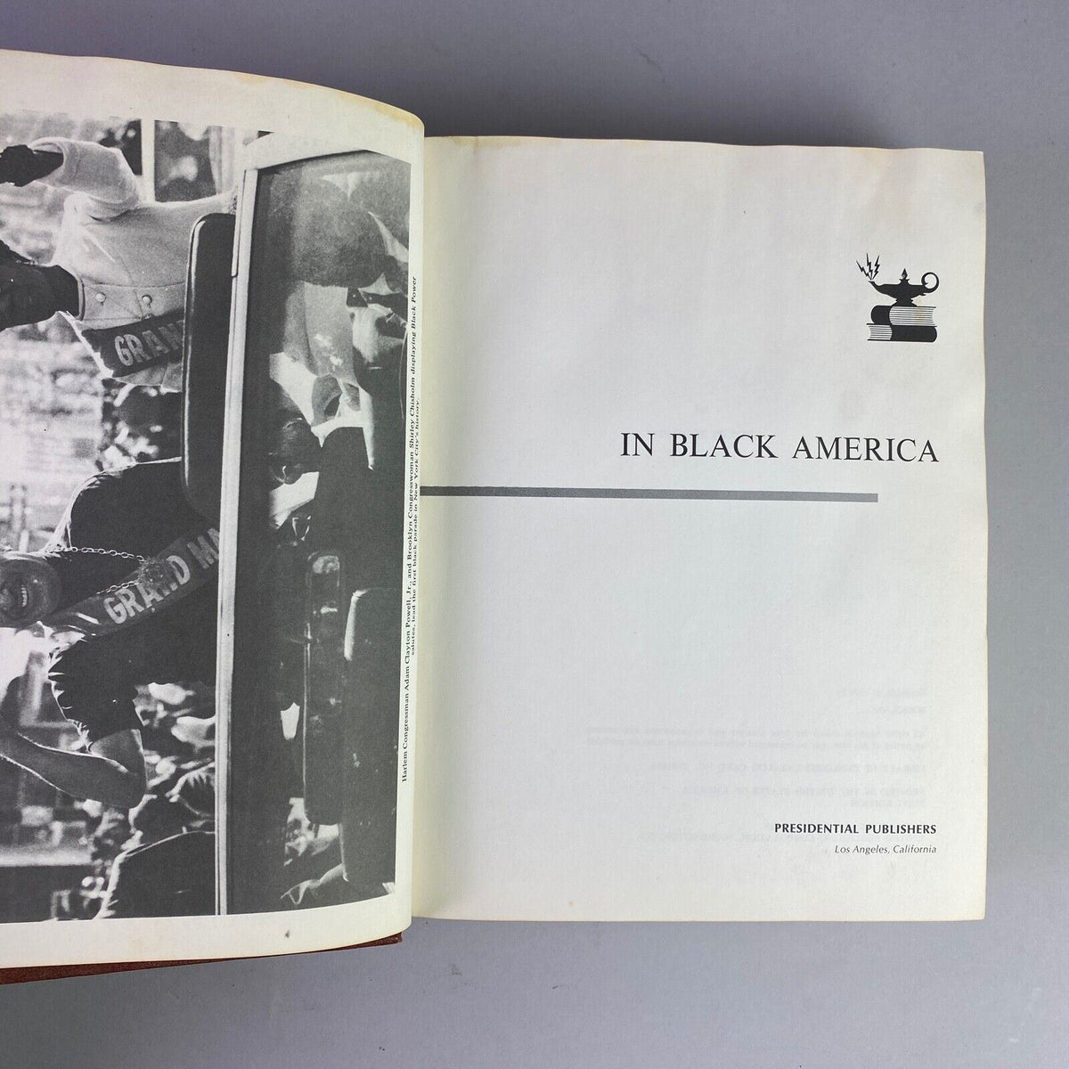 In Black America by Jules Pollack 1970 First Edition Hardcover (Black History)