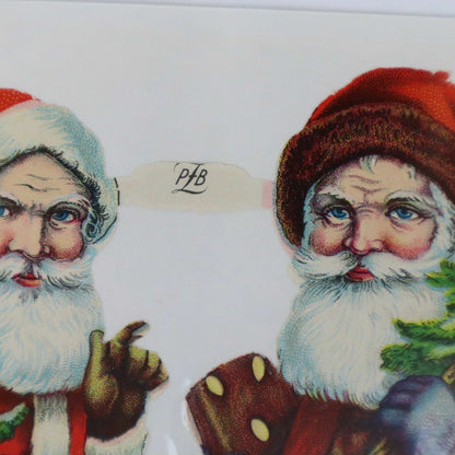 German Die-cut Red-suited Santa (Printed in Germany)