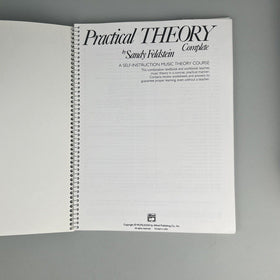 Practical Theory Complete, A Self Instruction Music Theory Course -96 Pages