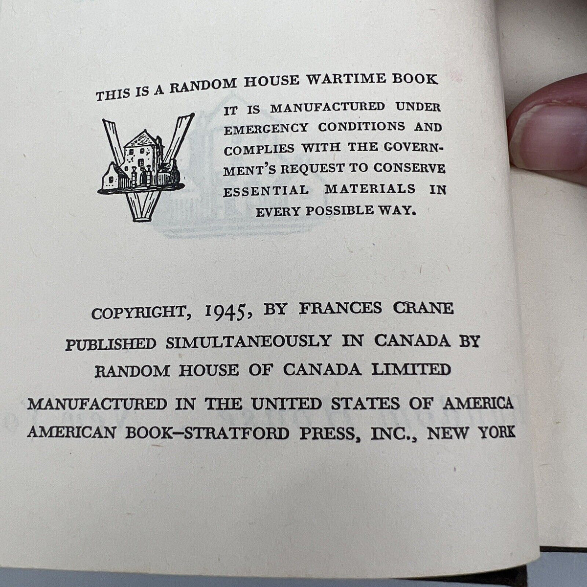 Frances Crane The Indigo Necklace aka The Indigo Necklace Murders 1st US HC